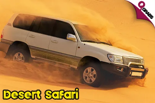 From QR110 Child/QR160 Adult, Explore the Desert with a Half Day Safari Adventure With OR Without Camel Rides! (Up to QR300/QR400 Value)